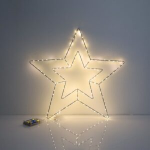 LMP11 LED lampice zvijeda dupla 150L/47,5xh45,5cm 3AA