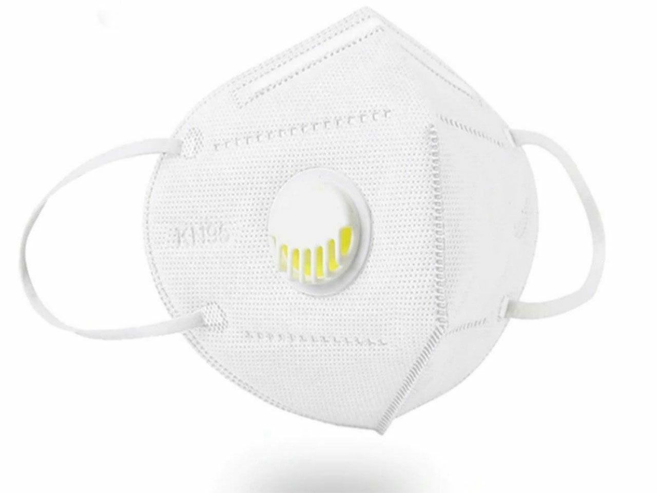 MASKA ZAŠTITNA FFP2 S VENTILOM, za odrasle, bijela