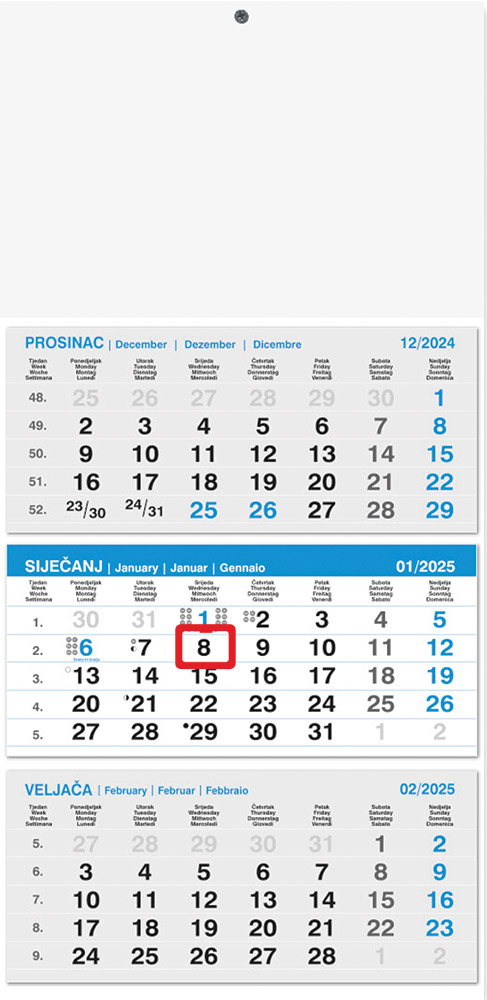 90030002-EC Kalendar 2025 - poslovni