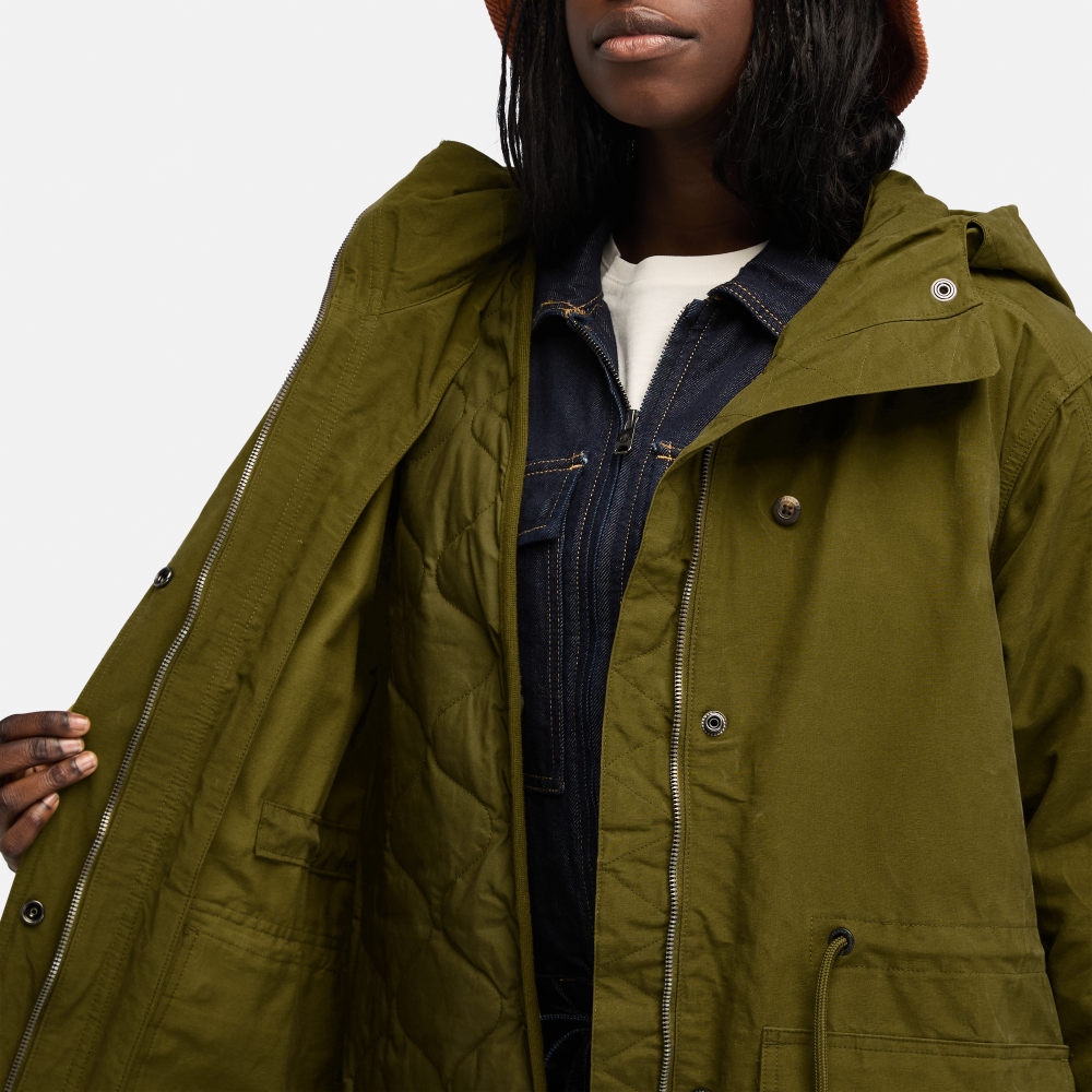 TB0A5ZRK3021Z Timberland Parka 2-IN-1 CITY zelena XS